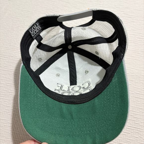Golf Gods Gray Trucker Hat Snapback Mesh Cap Embroidered Logo Australia OSFM - Picture 3 of 3